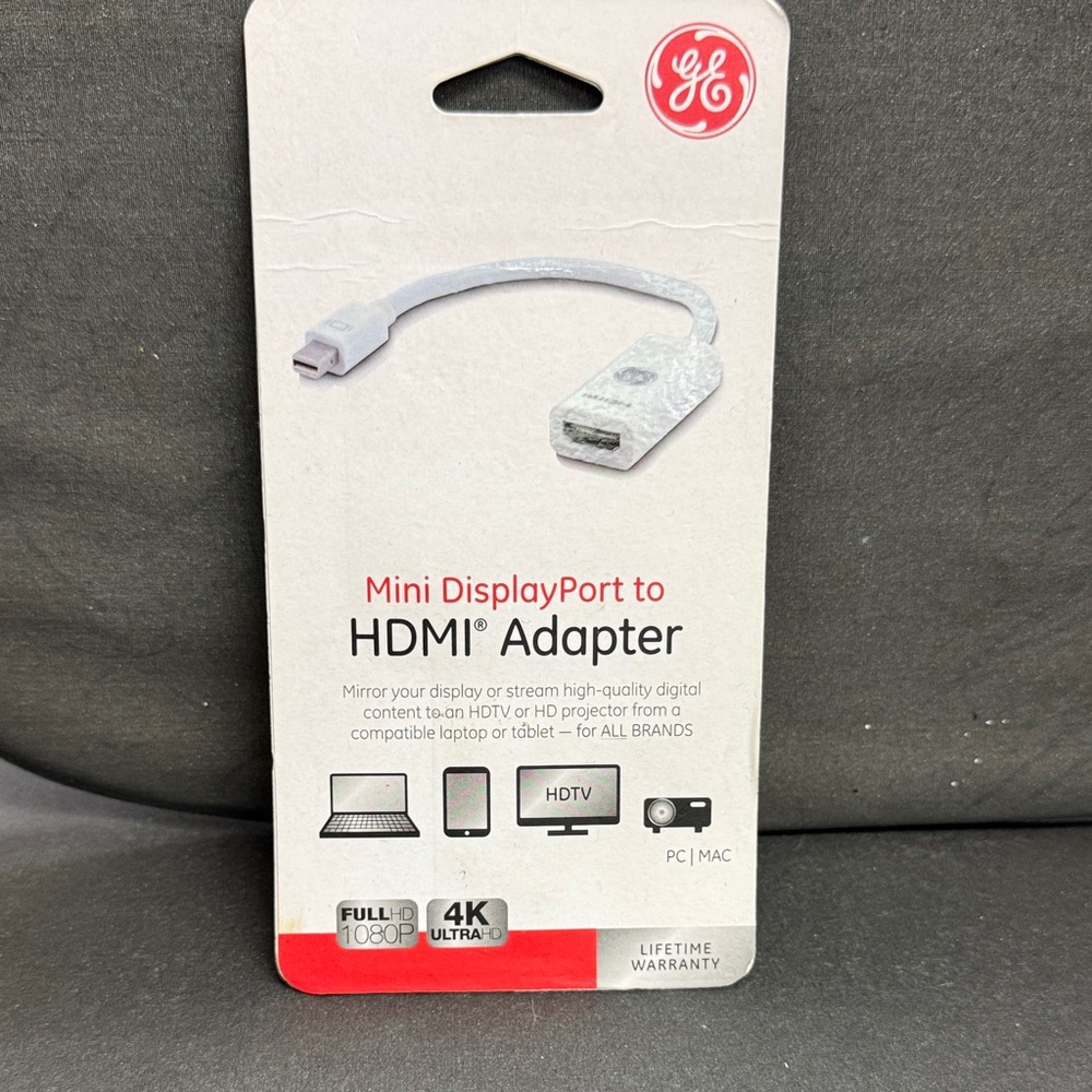 GE Mini DisplayPort to HDMI Adapter